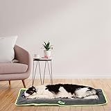 FERPLAST - Tappetino per Cani e Gatti - Cuccia per Cani Lavabile Media - Materassino per Cani - Impermeabile e Antigraffio - Tappetino per Auto, Cucce e Cestini per Cani - Jolly, 83 x 50 CM, NERO
