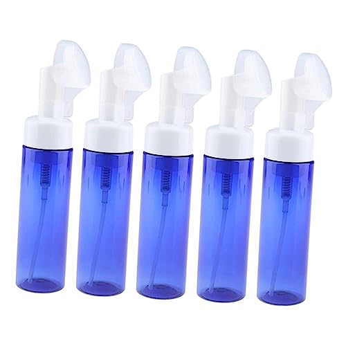 Healeved 5 Piezas 200 botella espumosa botellas de agua mini botellas botella reutilizable travel bottles botellas dispensadoras reutilizables convenientes botellas de espuma el plastico