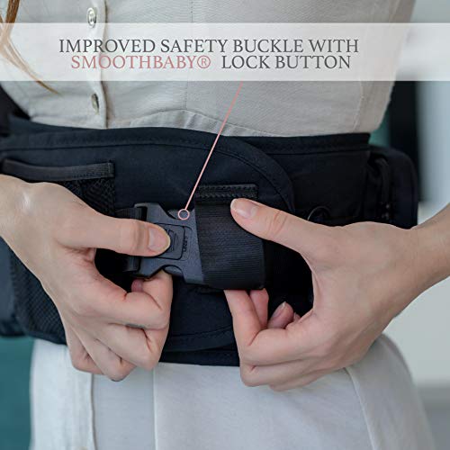 Smoothbaby® Babydrager One | in grootte verstelbaar van XS tot XL | 4 tot 36 maanden | lichte en ergonomische babydrager… - Image 4