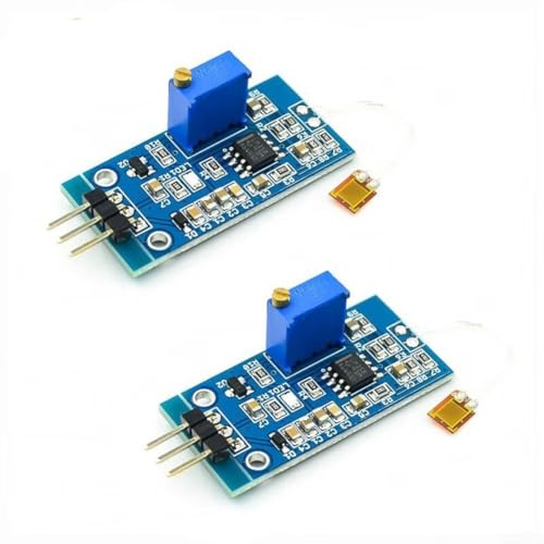 Paire de modules de capteur de flexion de jauge de contrainte avec sensibilité de tension de 2 % et sortie de tension analogique pour applications...