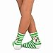 Christmas Holiday Novelty Little Kids Boys Girls Crew Socks 4-Pair (6-8 Years, Stripe Tree Snowman Candy Cane)