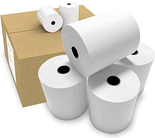 True-Ally 79MM x 50 mtr (3 Inch) (55 GSM) Thermal Paper roll ideal for Billing, POS Machine (TA-POS7950) (Pack of 10 Rolls) (79mm x 50mtr - 10 Rolls)