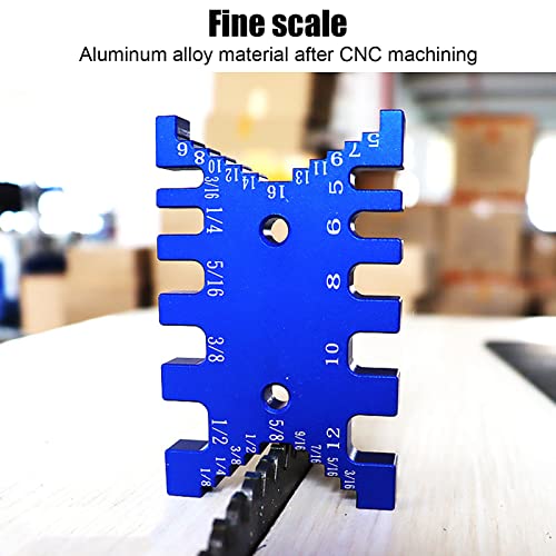 Calibrador para cola de milano en aluminio azul miniatura 5