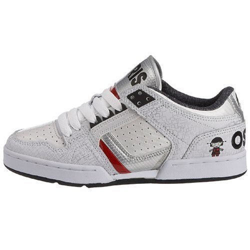 Osiris Women's Harlem Skate Shoe,Robot/White/Silver,7.5 M #TOP4