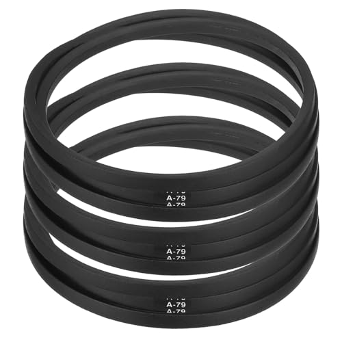 Image of uxcell 3pcs A79 or 4L810 Classic Wrapped Rubber V-Belt, 79 inch(2000mm) Inside Circumference, A Profile V Belt