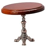 Table miniature : mini table, excellente décoration pour micro scène, mini maison, décoration de bureau, décoration faite à la main et plus encore, table d'appoint miniature