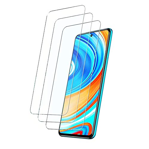 Loyiigo 3 Unidades Protector Pantalla Xiaomi Redmi Note 9S, 9H Dureza - Alta Transparencia - 2.5d Bord, Cristal Templado Xiaomi Redmi Note 9S