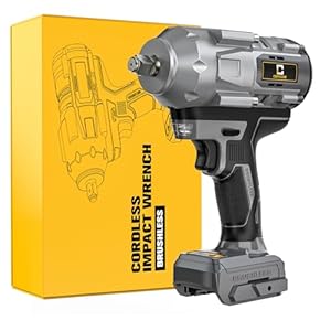 Cordless Impact Wrench 1/2 inch for Dewalt Battery, 900FT-LBS (1200N.m) Brushless Electric Impact Gun Includes LED Work Light, 2100RPM High Torque Impact Driver, Bare Tool Only