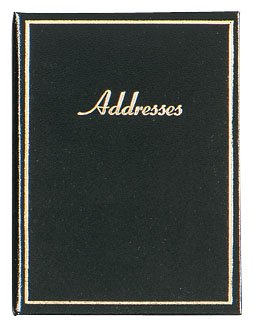 Adressbuch Medium schwarz