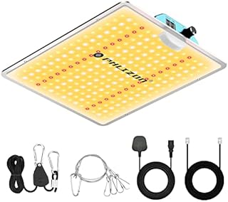Phlizon Advanced PL-1000 Plant LED Grow Light with Samsung LM281B LEDs & Brand Driver Dimmable Daisy Chain Full Spectrum Grow Lamp for Indoor Plants Led Growing Light for 2x4ft Coverage