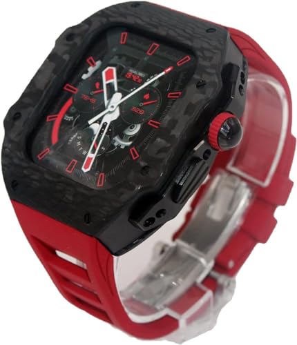 Bracelets de montre Apple Watch 49mm sport et chic en fibre de carbone