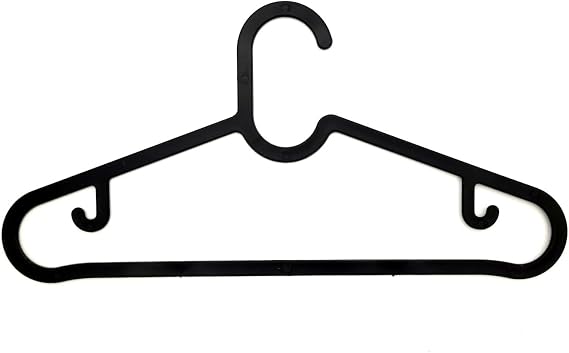 Deconox 10'lu Dolap için Elbise, Pantalon, Gömlek ve Tişört Askısı, 10'lu Askı Seti, 10'lu Plastik Askı Gardırobunuzu Düzenleyin