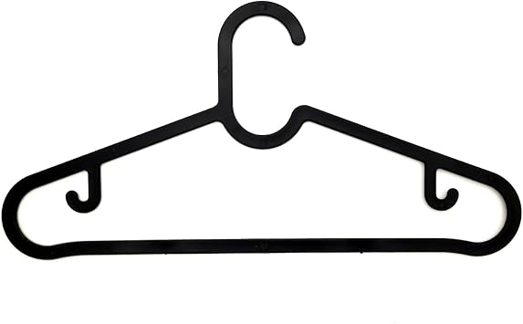 Deconox 10'lu Dolap için Elbise, Pantalon, Gömlek ve Tişört Askısı, 10'lu Askı Seti, 10'lu Plastik Askı Gardırobunuzu Düzenleyin