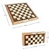 Hey! Play! 3-in-1 Chess, Backgammon, and Checkers Set – Wooden Board Game Set Folds for Practical Storage and Transport – Travel Board Games by Trademark Games