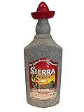 Sierra Tequila Silver 70cl (38% Vol) - Bling Glitzerflasche Hologramm Silber