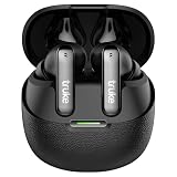 truke New Launch [2025] Mega 7 True Wireless in-Ear Earbuds w/ 24-Bit 360 Spatial Audio, 60H Playtime &amp; Fast Charging Buds, Dual Pairing, 40ms Low Latency TWS, 4-Mic ENC, Made in India-(Coal Black) Amazon Deal