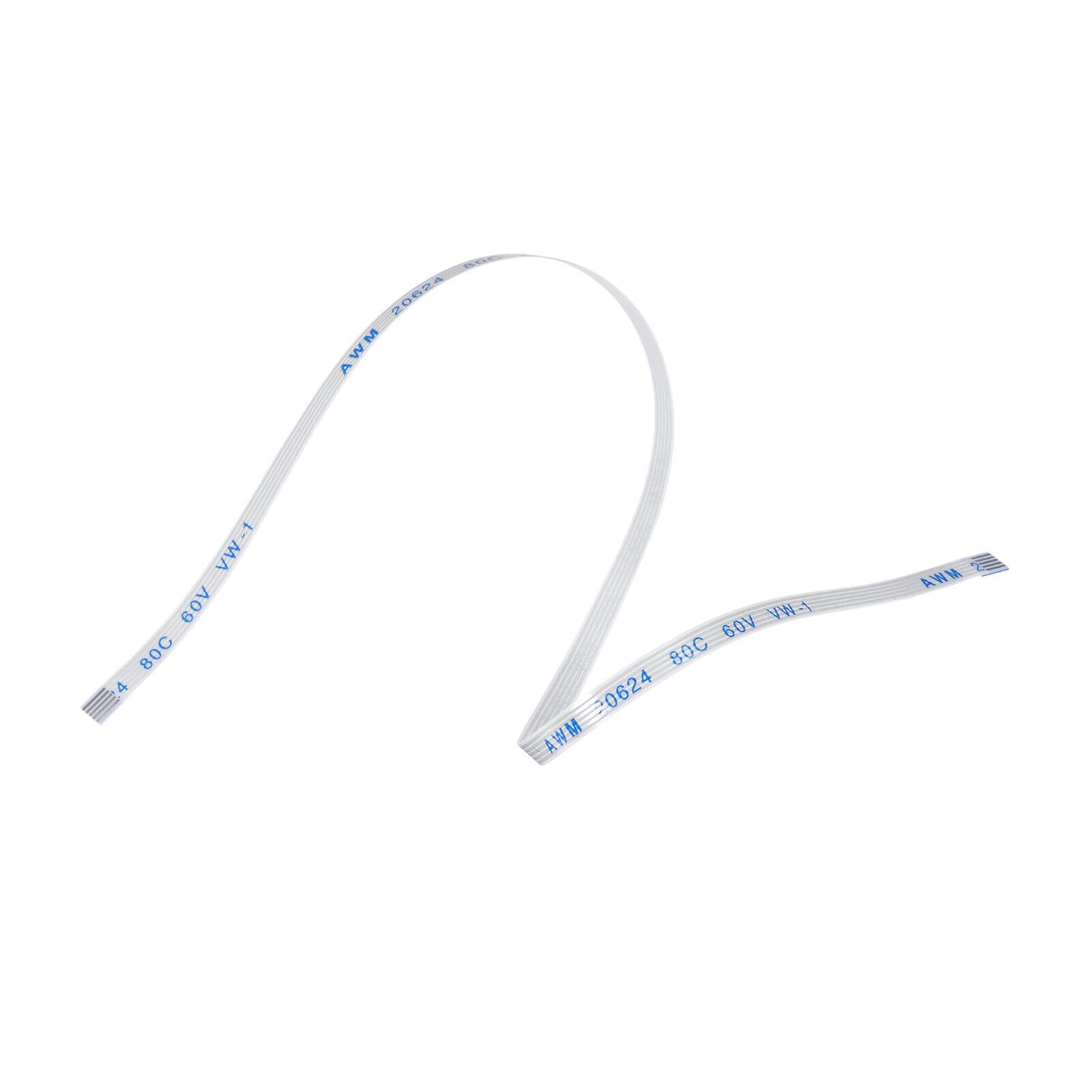 Tool parts Flat Flexible Cable Ribbon Wire 5 Pin 0.5mm 200mm (A Type) for LCD Printer 10pcs