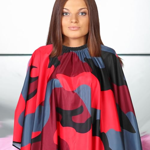 Capa de peluquería impermeable antiestática para coloración de cabello, adecuada para adultos y profesionales miniatura 5