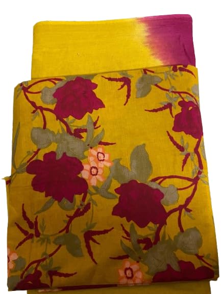 Rajputi Poshak Cotton Fabric Set Unstitched 4 Meter Cotton Fabric with 2.5 Meter Matching Cotton Odhani | Traditional Rajasthani Women’s Dress Material | Regular Size Unstitched Poshak Fabric-image-25