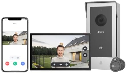 EZVIZ Videoportero WiFi Sistema de Intercomunicación 1080P, 7'' M...