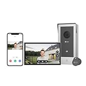 EZVIZ CP5 Videocitofono WiFi con Schermo Touch Screen a Colori da 7", Visione Notturna 1080p e Audio Bidirezionale, Citofono con Sblocco Remoto, Dual Band, Design Sottile
