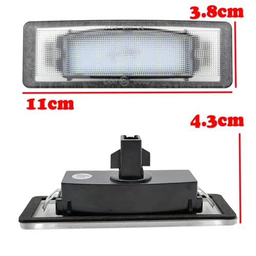 Luz de matrícula para Kia evita multas con esta lampara coche 7
