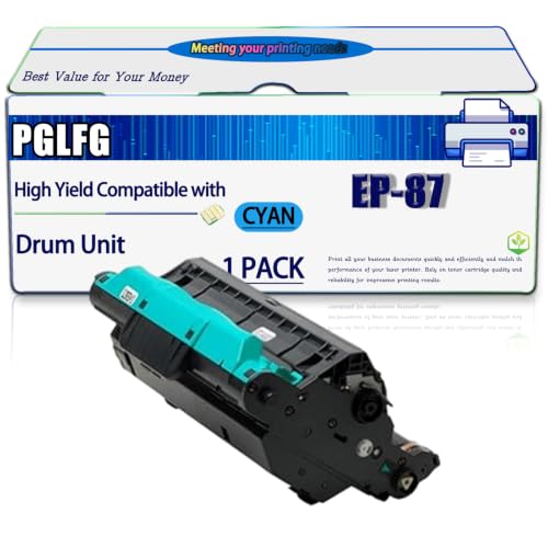 Image of Compatible for Canon EP-87 Drum Unit Work for imageCLASS MF8170C MF8180C LaserShot LBP-2410 Printers, High Yield 20000 Pages, with Chip (1 Pack Cyan)