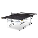 JOOLA Rally TL Professional MDF Indoor Ping Pong Table w/Quick Clamp Table Tennis Net & Post Set - 10 Minute Easy Assembly - Corner Ball Holders - Tournament Quality - Includes Playback Mode