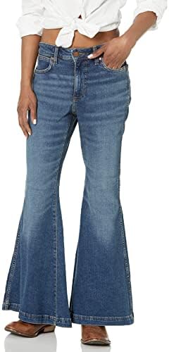 Wrangler Women's Retro High Rise Trumpet Flare Jean, Paige, 29-32