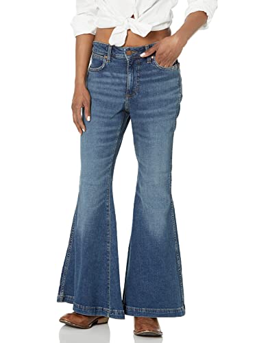 Wrangler Women's Retro High Rise Trumpet Flare Jean, Paige, 29-32 #TOP2