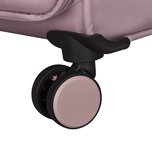 It Luggage Census 31" Softside Checked 8 Wheel Spinner, Soft Pink, 32" #TOP3