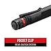 COAST® G20 Inspection Beam LED Penlight with Adjustable Pocket Clip and Consistent Edge-To-Edge Brightness, Green, 54 lumens