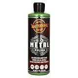 MASTERSON'S CAR CARE MCC_132_16 Metal Polish - Restores and Protects Metal, Chrome, Aluminum, Stainless Steel - Works On Cars, Trucks, Motorcycles, Diamond Plate (16 oz)