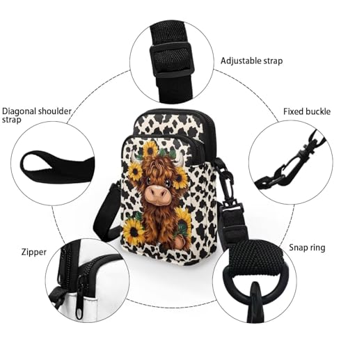 Image of Xpyiqun Small Crossbody Bag Women Phone Purses Sling Shoulder Handbag Cross Body Pouch Wallet Bags