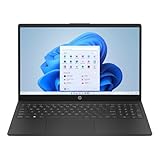 HP 15-fc0057na Laptop 15.6" FHD LCD, AMD Ryzen 5 7520U Quad-Core, 8GB LPDDR5 RAM, 512GB SSD, Integrated AMD Radeon Graphics, Windows 11 Home, Wi-Fi 6 - Black - BM2V0EA#ABU - Image 1