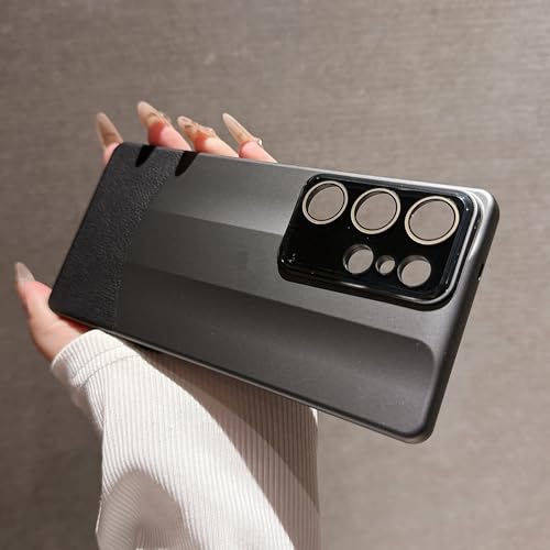 Coque Samsung S25 Plus noire rigide avec film de protection caméra arrière