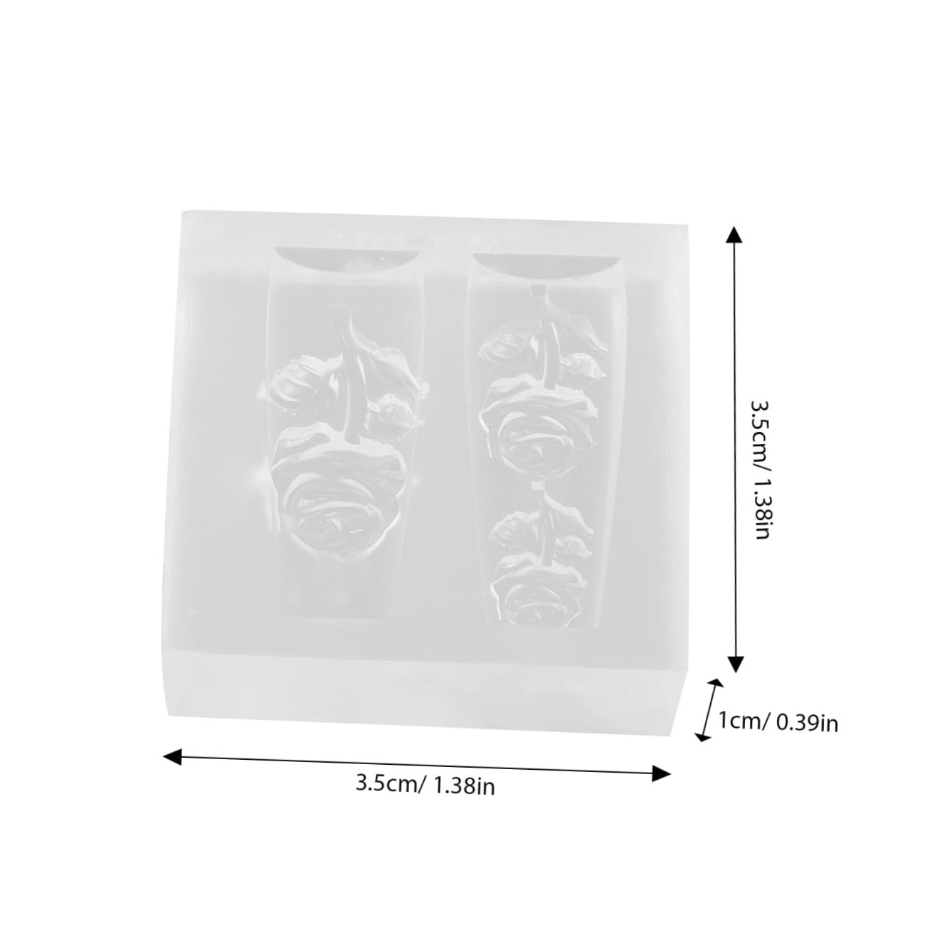 STOBOK 10pezzi Silicone Nail Decor Mold Stampo Per Nail Art Fai Te Modello Decorazione Unghie Silicone Per Unghie Gel e Artificiali Per Creazioni Manicure Diy