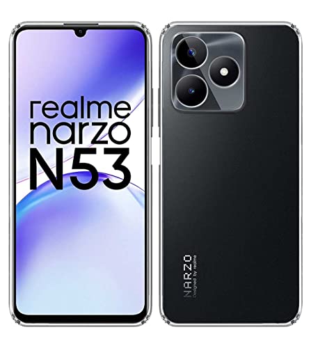 Image of Soft Silicone TPU Back Cover Compatible with Realme C53 / Narzo N53