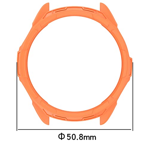 LOKEKE Compatible with Garmin Forerunner 965 Protective Case Cover, TPU Protective Case Cover Shell Compatible with Garmin Forerunner 965(TPU Black)