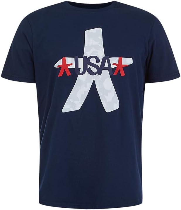 Spyder Boys' USA Haze Short Sleeve Crew Neck Tee