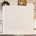Lanpn Photo Album Scrapbook 12x12, Linen Cover Wreath Design Top Load 3 Ring Folder Binder Photobook Photo Book 12 x 12 inch with 30 Plastic Sleeves 60 Pages Beige