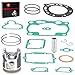 Top End Rebuild Kit STD 66.4mm Piston Ring Gasket For Kawasaki KX250 1993-2003