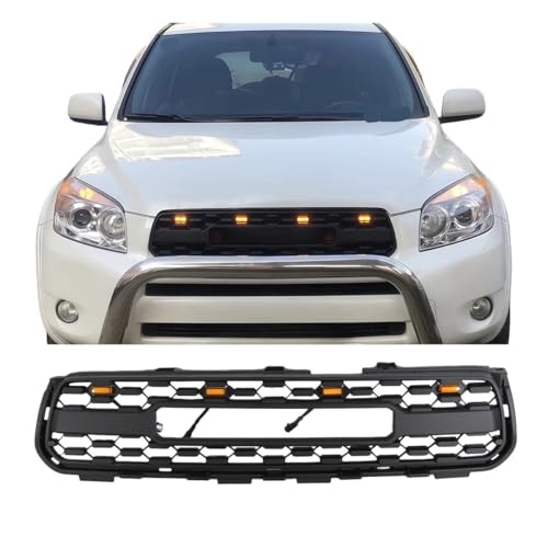 Calandre de voiture noire mate a eclairage pour vos trajets en RAV4 - 2