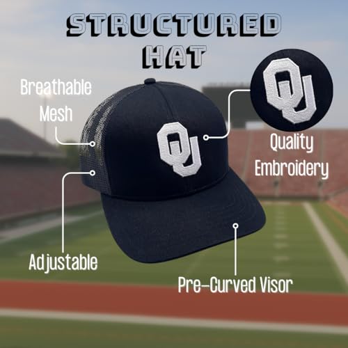 Gorra Trucker Malla Oklahoma University Ajustable miniatura 6