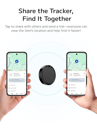 Air Tags for Android, Bluetooth Tracker Tags with Find Hub App, 2 Year Battery Life, Android Anti-Lost Luggage Tracker for Keys,Wallets,Suitcases, Compatible with Galaxy & Pixel Phone