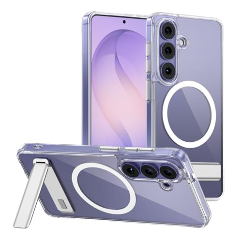 Galaxy S26�P�[�X MagSafe�Ή� �ϏՌ�SC-51G/SCG36�P�[�X �N���A �X�^���h�t�� ���ϖh�~ S26�X�}�z�P�[�X �����^ �w��h�~ �J�����ی� �X�g���b�v�z�[���t�� �����}�O�l�b�g�� �M�����N�V�[ S26�J�o�[6.3�C���`