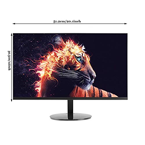 Image of 24-inch Flat Surface Computer Monitor Full Hd (1920x1080p) Ultra-Thin Led LCD Wide Monitor Non-Flicker Screen Low Blue Light with Hdml and Vag Interfaces