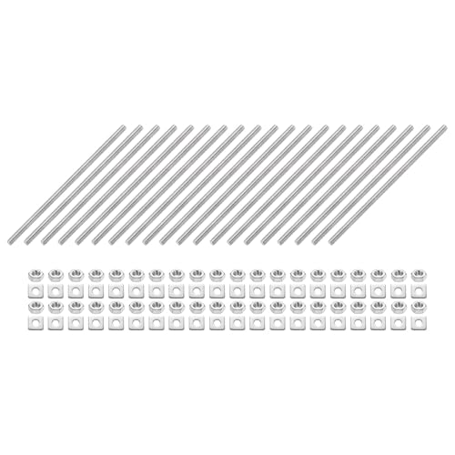 uxcell 20 S˂bh M4-0.7 Xbhsb` 100mm XeXX`[ Ep S˂X^bh ibgƃbV[t NvAnK[AU{gp