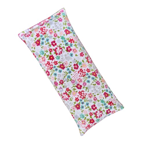 Hot Cold Pack Reusable and Microwavable Heating Pad with Flax Seed and Dried Herbs