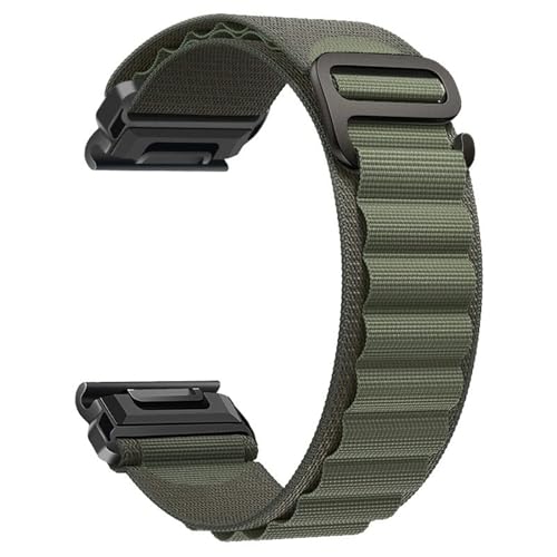 [�����ȓX] �ɓK����Garmin Fenix 7 S 7 X 7 Pro Fenix 6 X 6 5 Plus Tactix 7 Forerunner 965 955�o���h22 mm 26 mm���������[�X���R�i�C�����x���g20�{(Army green